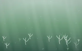 Spring Rain Underwater V — light white and green underwater background, variation V