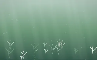 Spring Rain Underwater VIII — light white and green underwater background, variation VIII