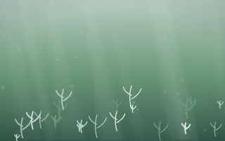 Spring Rain Underwater X — light white and green underwater background, variation X