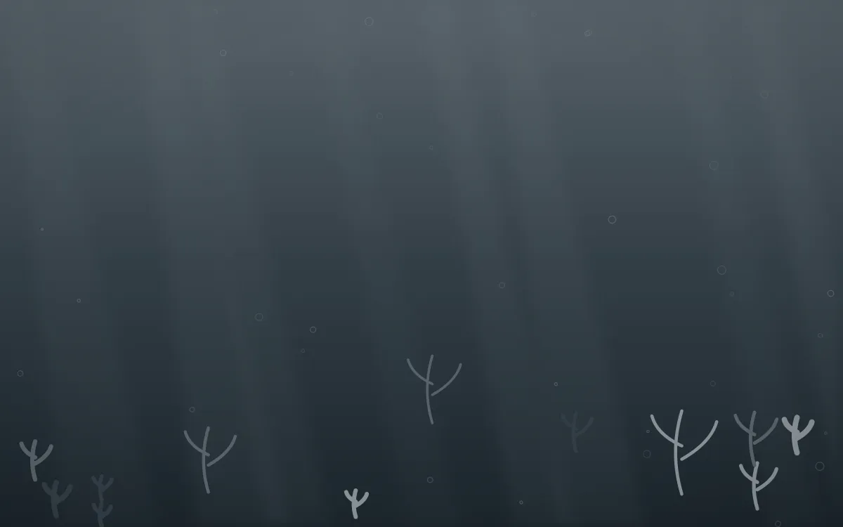 Storm Light Underwater — dark grey and blue underwater background