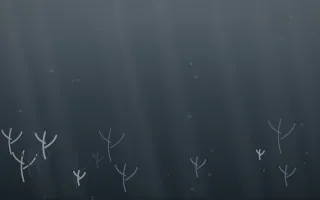 Storm Light Underwater III — dark grey and blue underwater background, variation III