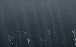 Storm Light Underwater IV — dark grey and blue underwater background, variation IV