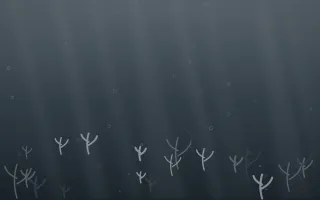 Storm Light Underwater IX — dark grey and blue underwater background, variation IX