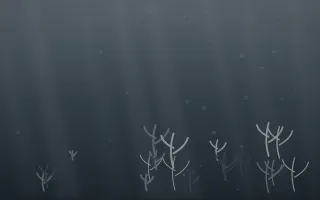 Storm Light Underwater X — dark grey and blue underwater background, variation X