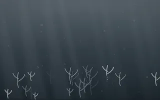 Storm Light Underwater XI — dark grey and blue underwater background, variation XI