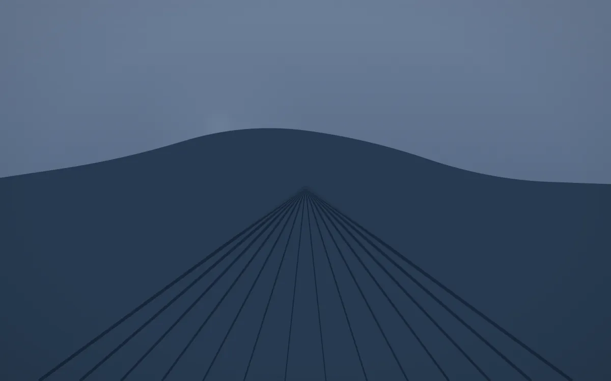 Blue Hour Vineyard — dark blue vineyard background