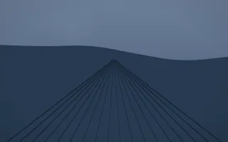Blue Hour Vineyard IV — dark blue vineyard background, variation IV
