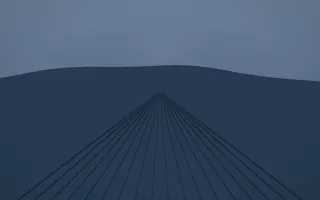 Blue Hour Vineyard V — dark blue vineyard background, variation V