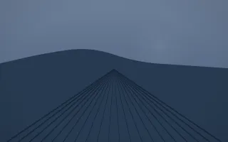 Blue Hour Vineyard VI — dark blue vineyard background, variation VI
