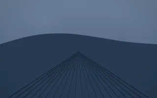 Blue Hour Vineyard VII — dark blue vineyard background, variation VII