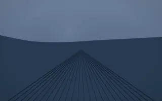 Blue Hour Vineyard XI — dark blue vineyard background, variation XI
