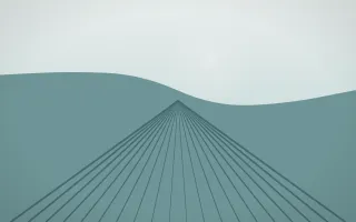 Coastal Mist Vineyard VI — light white and teal vineyard background, variation VI