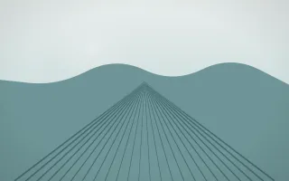 Coastal Mist Vineyard XI — light white and teal vineyard background, variation XI