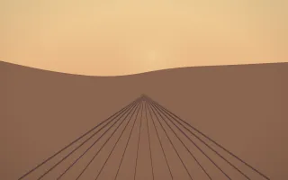 Golden Hour Vineyard — colourful orange and pink vineyard background