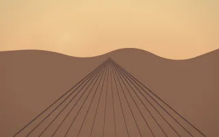 Golden Hour Vineyard III — colourful orange and pink vineyard background, variation III