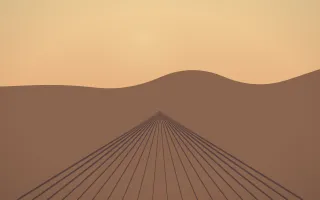 Golden Hour Vineyard VII — colourful orange and pink vineyard background, variation VII