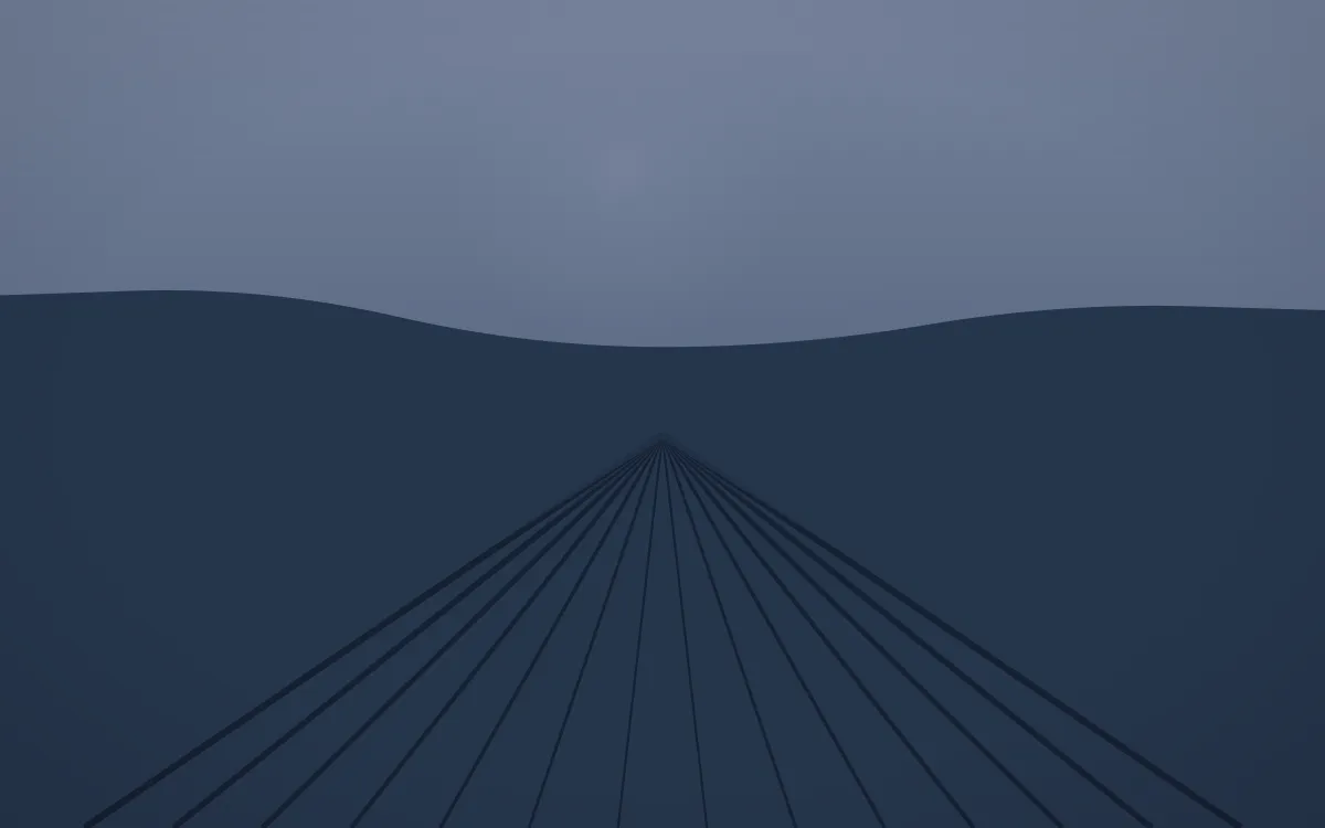Moonlight Vineyard — dark blue vineyard background