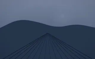 Moonlight Vineyard II — dark blue vineyard background, variation II