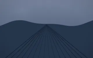 Moonlight Vineyard III — dark blue vineyard background, variation III