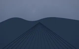 Moonlight Vineyard IV — dark blue vineyard background, variation IV