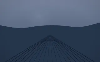 Moonlight Vineyard VII — dark blue vineyard background, variation VII