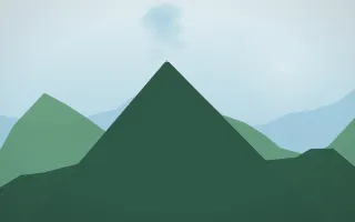 Clear Day Volcano X — light blue and green volcano background, variation X