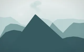 Coastal Mist Volcano — light white and teal volcano background