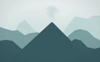 Coastal Mist Volcano III — light white and teal volcano background, variation III