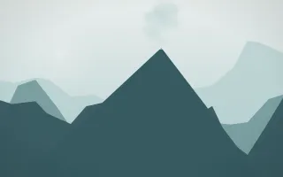Coastal Mist Volcano IV — light white and teal volcano background, variation IV