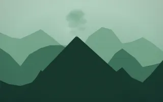 Emerald Mist Volcano VI — dark green volcano background, variation VI