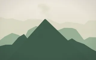 First Light Volcano II — light beige and green volcano background, variation II