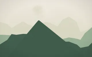 First Light Volcano IX — light beige and green volcano background, variation IX