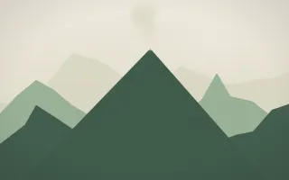 First Light Volcano VII — light beige and green volcano background, variation VII