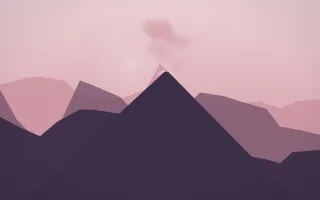Rose Dusk Volcano III — colourful red, pink and purple volcano background, variation III