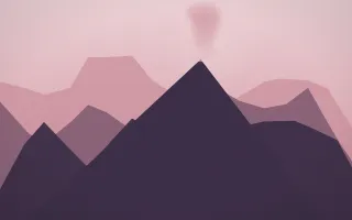 Rose Dusk Volcano IV — colourful red, pink and purple volcano background, variation IV