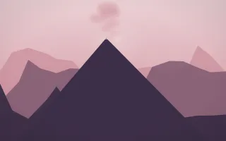 Rose Dusk Volcano X — colourful red, pink and purple volcano background, variation X