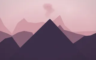 Rose Dusk Volcano XI — colourful red, pink and purple volcano background, variation XI