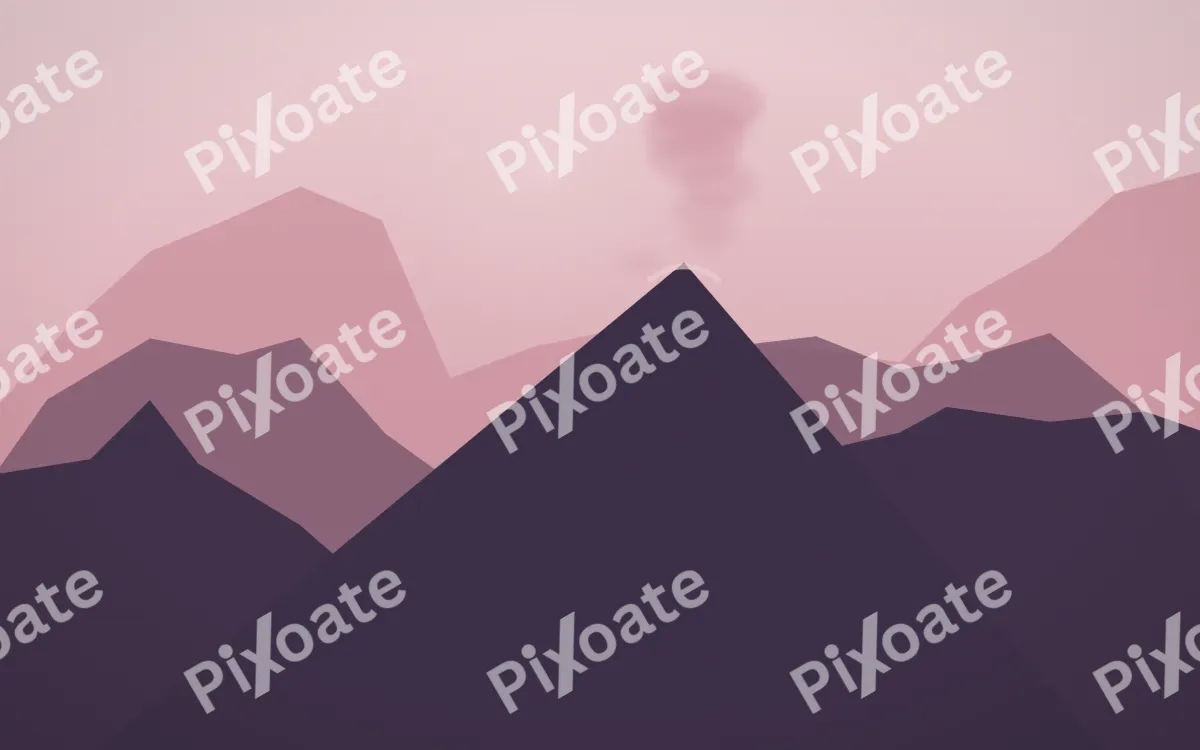 Volcano Signature — colourful red, pink and purple volcano background