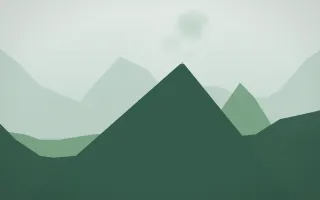 Spring Rain Volcano VIII — light white and green volcano background, variation VIII