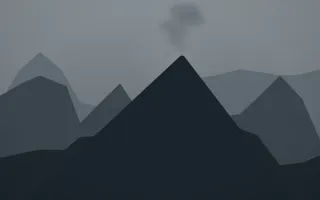Storm Light Volcano IV — dark grey and blue volcano background, variation IV