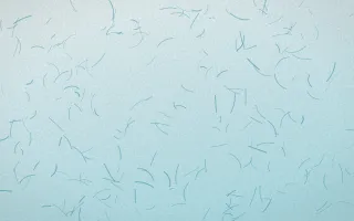 Bondi Surf Fibred Washi — light white and teal washi paper background