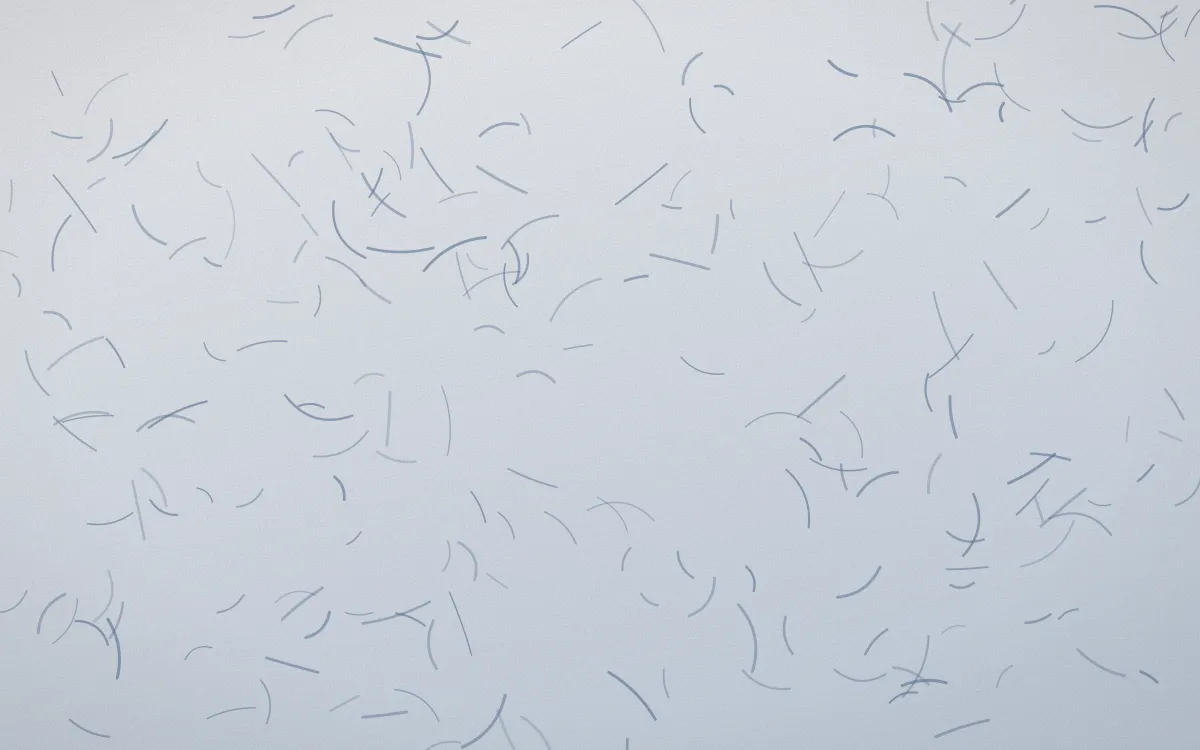 Fuji Mist Fibred Washi — light white and blue washi paper background
