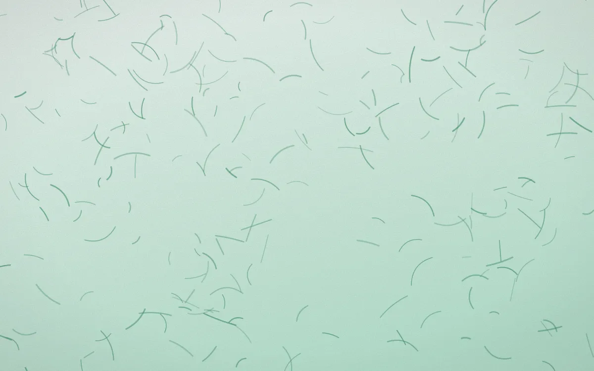 Hanbok Mint Fibred Washi — light white and green washi paper background