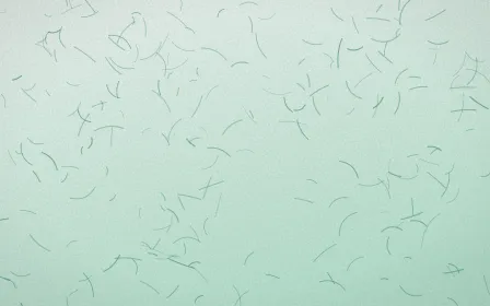 Hanbok Mint Fibred Washi — light white and green washi paper background