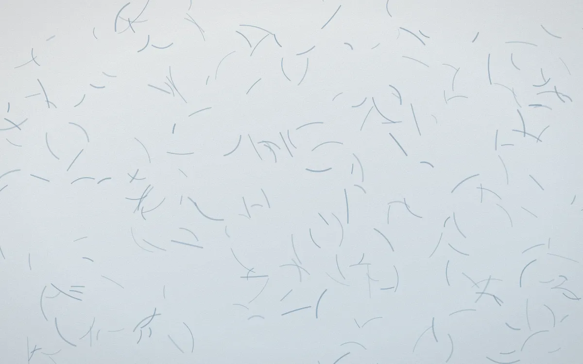 Lapland Snow Fibred Washi — light white and blue washi paper background