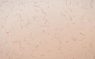 Marrakech Rose Fibred Washi — light beige and orange washi paper background