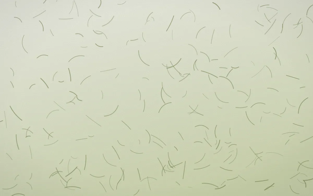Matcha House Fibred Washi — light white and green washi paper background