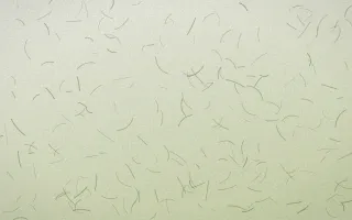 Matcha House Fibred Washi — light white and green washi paper background