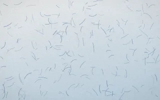 Ming Porcelain Fibred Washi — light white and blue washi paper background
