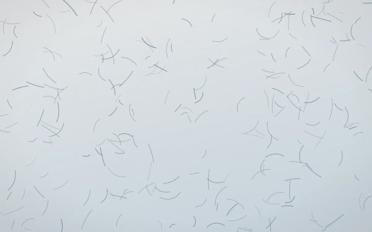 Montréal Hiver Fibred Washi — light white and blue washi paper background
